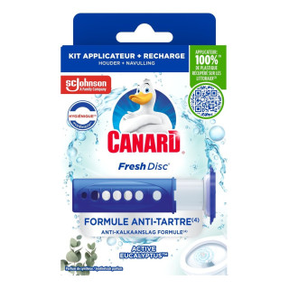 Canard Fresh Disc Bloc Wc - Eucalyptus - 6 Disques + Applicateur
