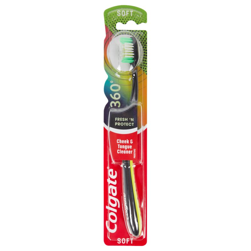Colgate 360º Fresh 'N Protect Brosse à Dents - 1 Unité