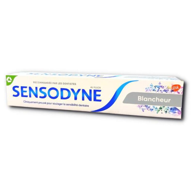 Sensodyne Soin Blancheur Whitening Toothpaste - Complete 24h Protection Against Tooth Sensitivity - 6x75ml
