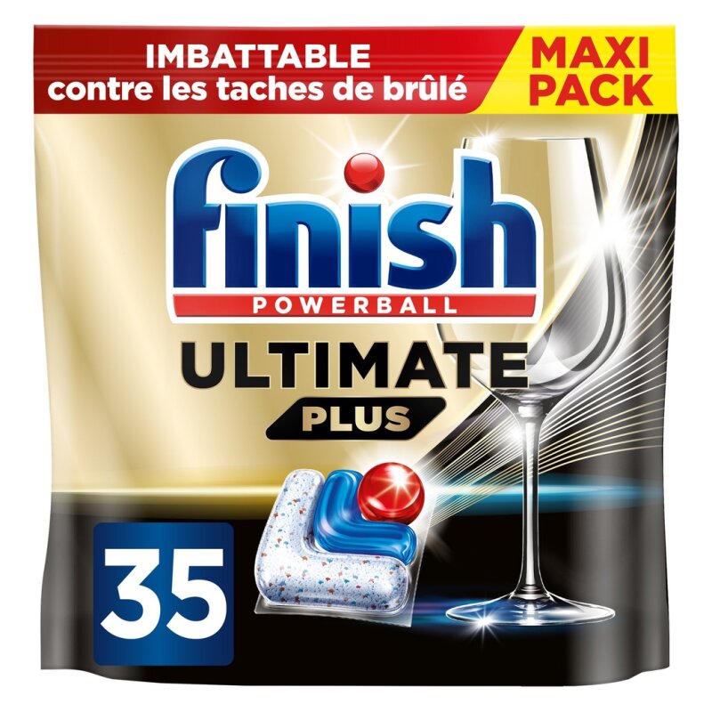 Finish Ultimate Plus Capsules Lave-Vaisselle Tout en 1 - X35