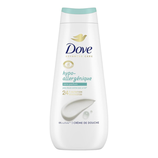 Dove Advanced Care Gel Douche Hypoallergénique - Peau Sensible - 400ml