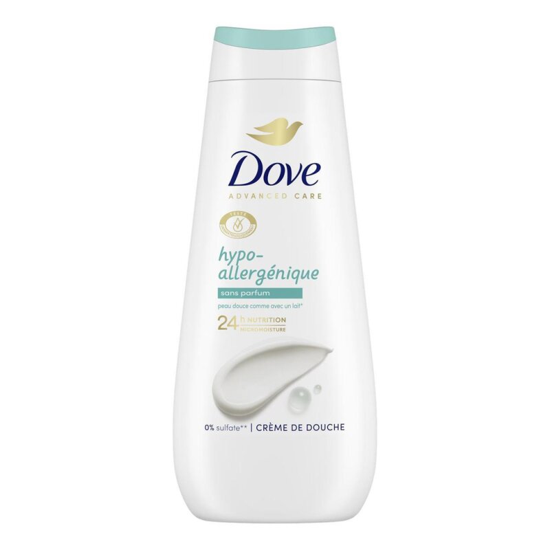Dove Advanced Care Gel Douche Hypoallergénique - Peau Sensible - 400ml