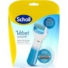 Scholl Velvet Smooth مبرد قدم كهربائي مقشر ومنعم مع عبوة إضافية - أزرق