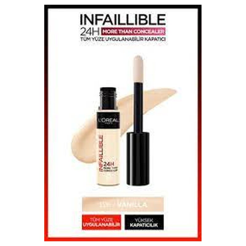 L'Oréal Paris Infaillible More Than Concealer Correcteur Fond de Teint Couvrant - Effet Mat - 11ml - Chamois 323