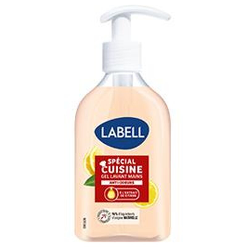 Labell Gel Lavant Mains Anti-Odeurs Spécial Cuisine - 300ml