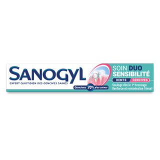Sanogyl Soin Duo Sensibilité Dentifrice - Gencives Sensibles - 75ml