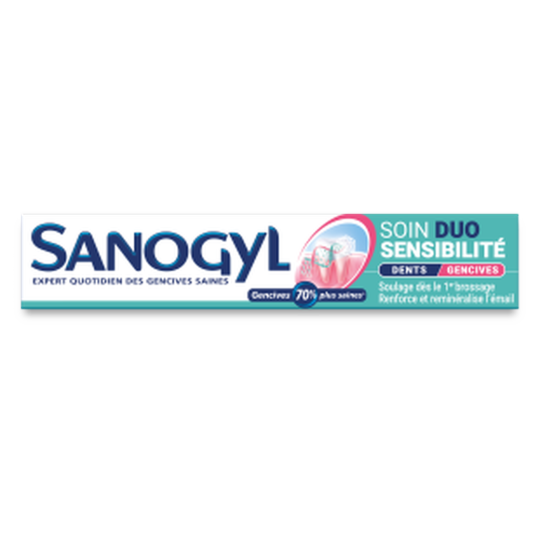 Sanogyl Soin Duo Sensibilité Dentifrice - Gencives Sensibles - 75ml