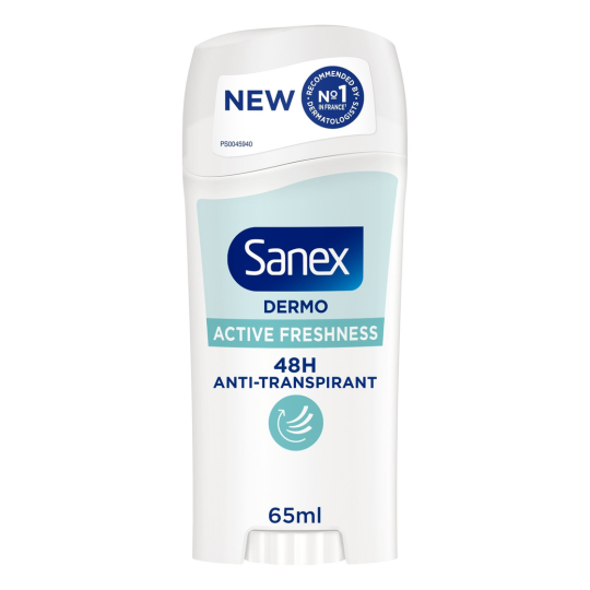 Sanex Dermo Déodorant Anti-Transpirant Stick - Protection 48h - 65ml