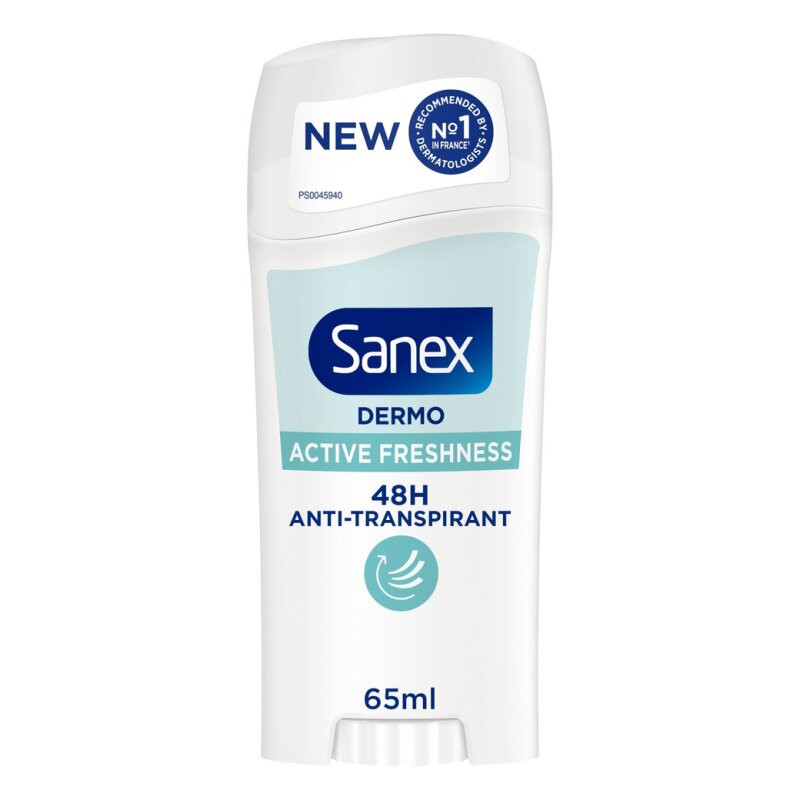 Sanex Dermo Anti-Transpirant Deodorant Stick - 48h Protection - 65ml