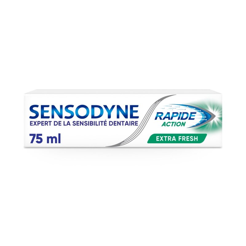Sensodyne Rapide Action Dentifrice Menthe - Dents Sensibles - 75ml