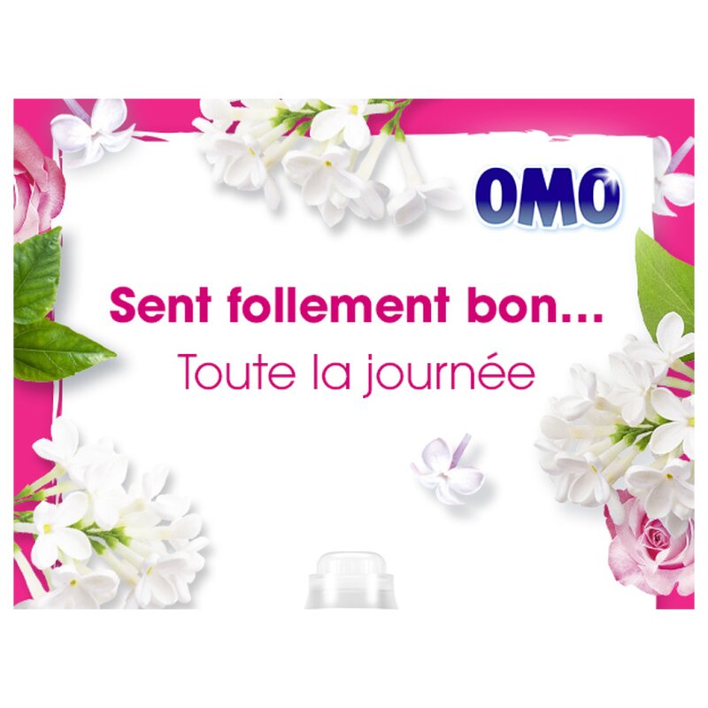 Omo Lessive Capsules 3 en 1 Rose & Lilas Blanc - 29 Lavages