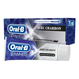 Oral-B 3d White Dentifrice Blanchissant - Fraîcheur Menthe Poivrée - 75ml
