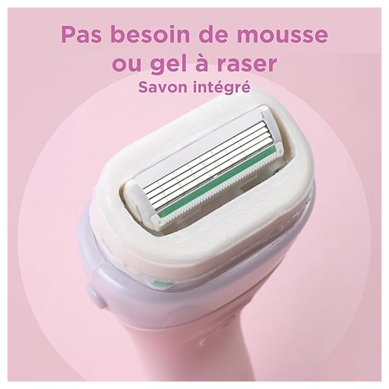 Wilkinson Sword Intuition Rasoir Femme 2in1 Beurre de Karité - 1 Pièce