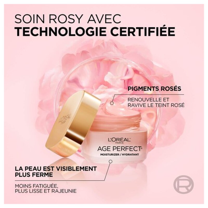 L'Oréal Paris Age Perfect Golden Age Soin Jour Rosé Re-Fortifiant - Peau Mature - 50ml