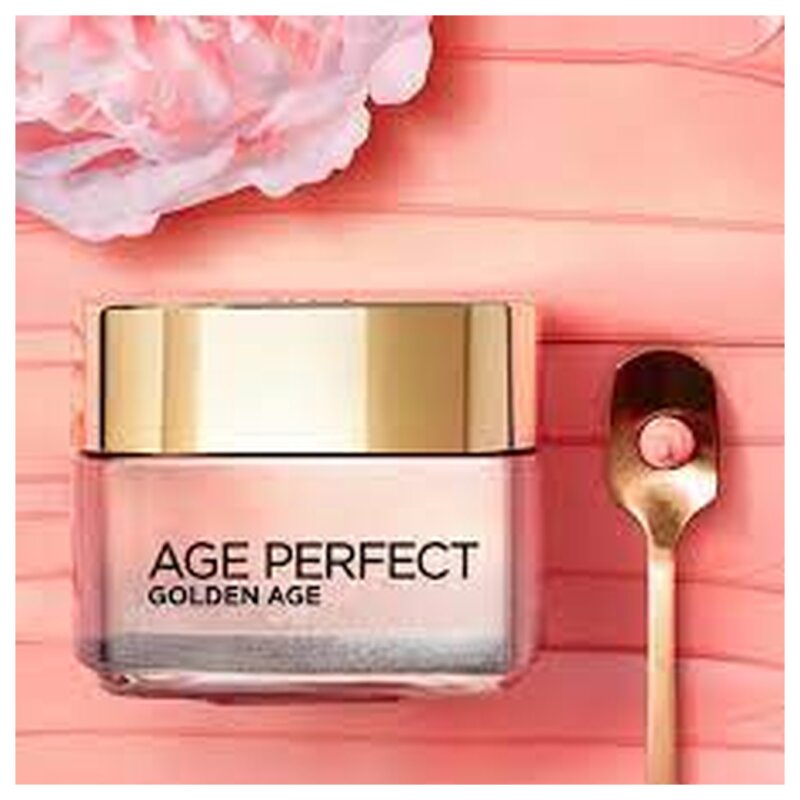 L'Oréal Paris Age Perfect Golden Age Soin Jour Rosé Re-Fortifiant - Peau Mature - 50ml
