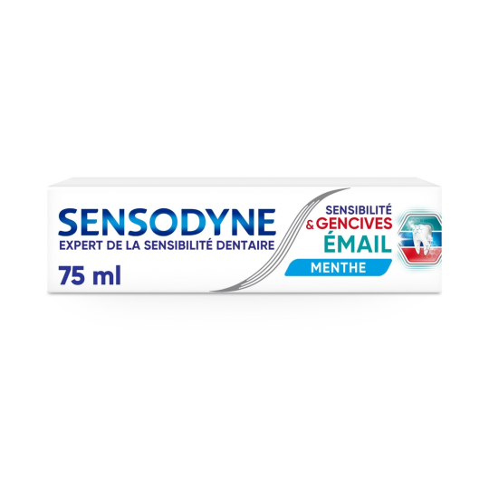 Sensodyne Sensibilité et Gencives Émail Dentifrice - 75ml - Menthe