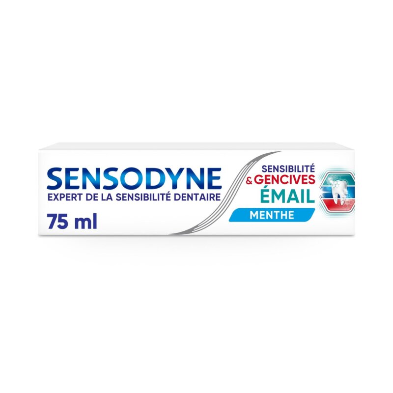 Sensodyne Sensibilité et Gencives Émail Dentifrice - 75ml - Menthe