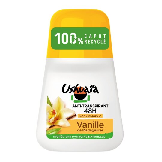 Ushuaia Vanille de Madagascar Déodorant Bille Anti-Transpirant - Protection 48h - 50ml