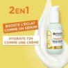 Garnier SkinActive كريم 2 في 1 سيروم-معزز إشراق فيتامين سي + عامل حماية من الشمس 25 - للبشرة الباهتة الجافة - 50 مل