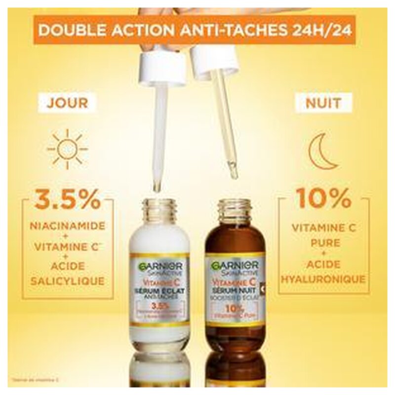 Garnier Skinactive Sérum Eclat Anti-Taches Brunes - Vitamine C - 30ml