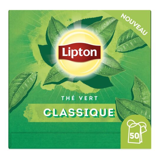 Lipton Thé Vert Classique - 50 Sachets
