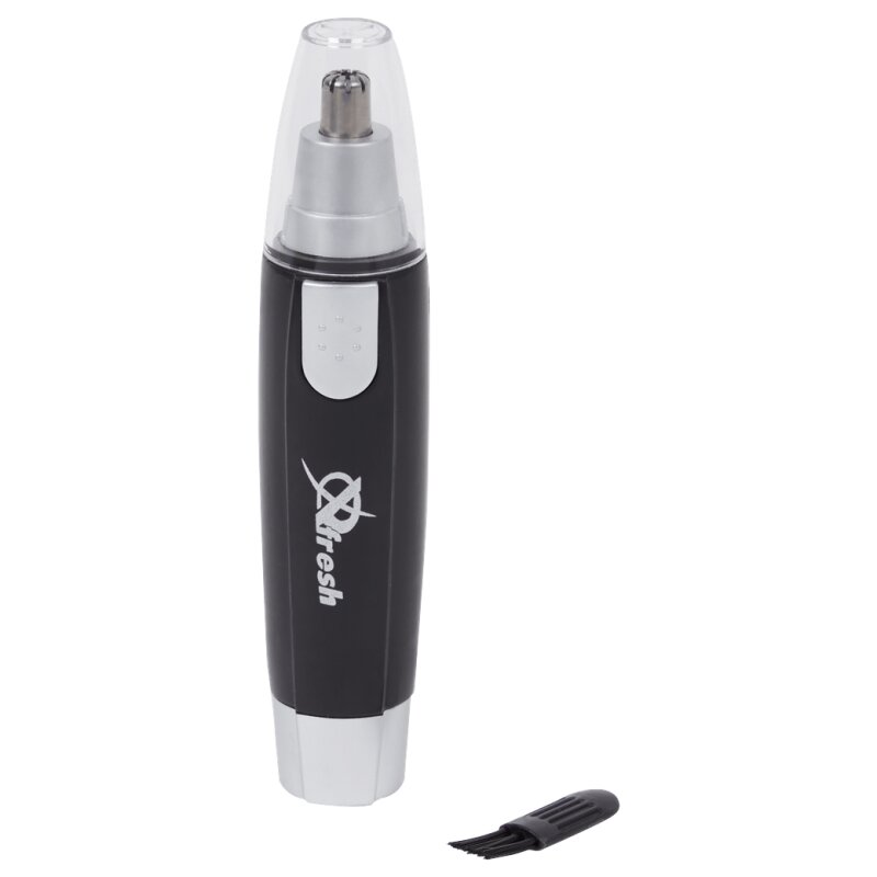 Xfresh ماكينة تهذيب شعر الأنف والأذن - أسود وفضي - 1 قطعة