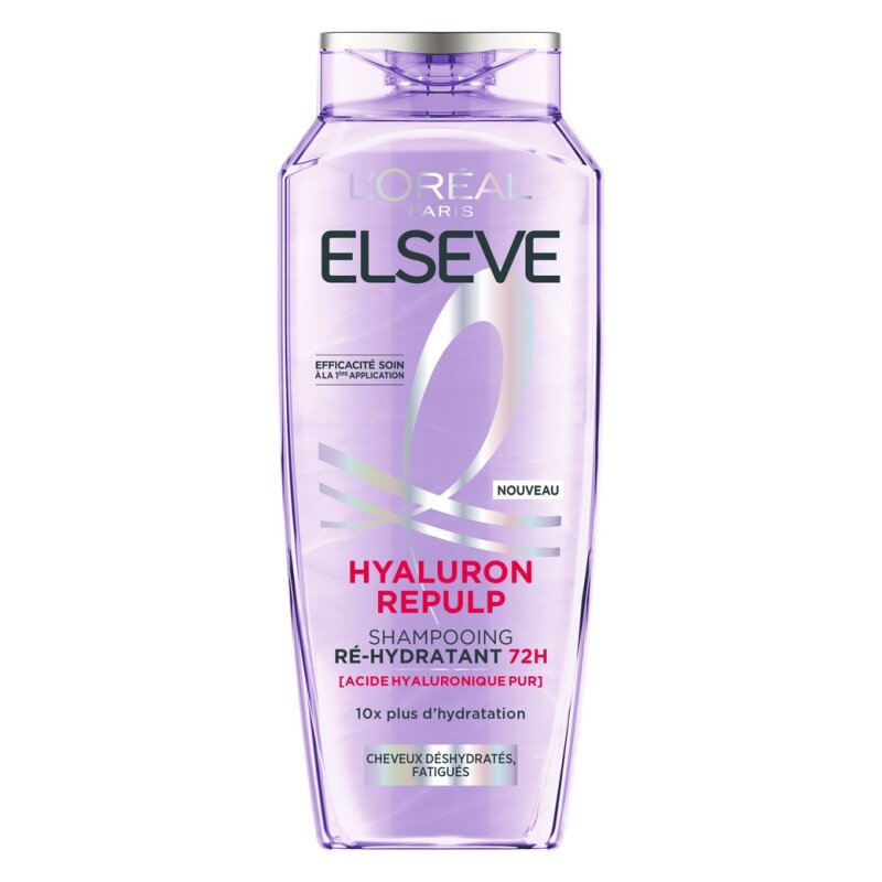 L'Oréal Paris Elseve Hyaluron Repulp Hydrating shampooing 72h - Dehydrated Hair - 250ml