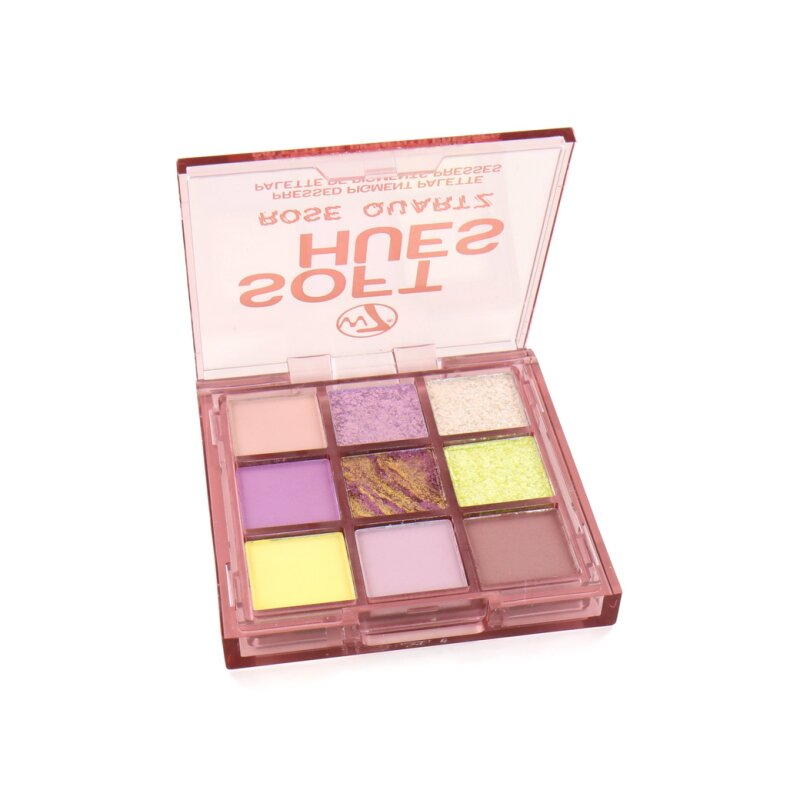 W7 Soft Hues Fard à Paupières - Rose Quartz - 9 Couleurs