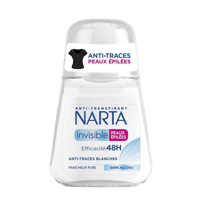 Narta France Déodorant Invisible - Peaux Épilées - 50ml