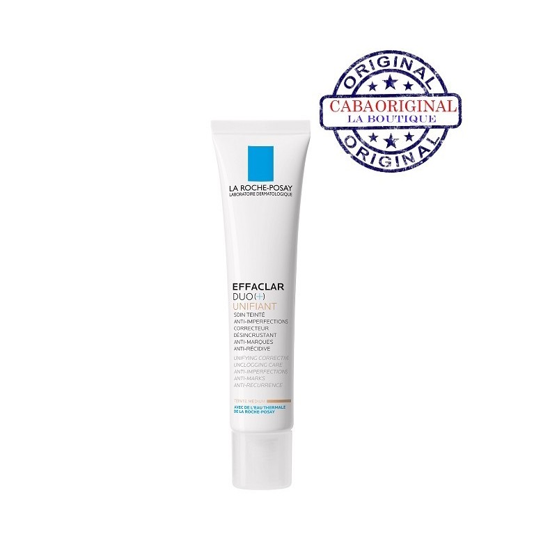 La Roche-Posay Effaclar Duo+ Soin Correcteur Déinscrustant Unifiant Teinté - Peaux Grasses à Tendance Acnéique - 40ml - Medium