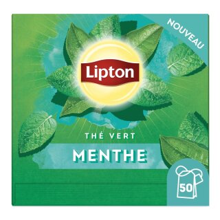 Lipton Thé Vert Menthe - 50 Sachets