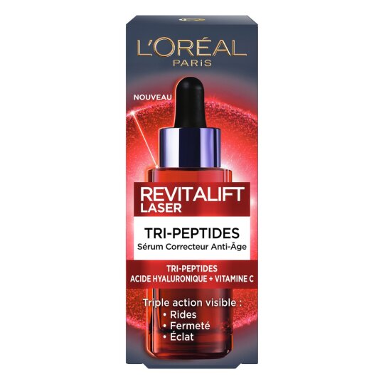 L'Oréal Paris Revitalift Laser Sérum Tri-Peptides Correcteur Anti-Âge - Peau Mature - 50ml