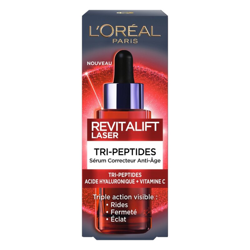 L'Oréal Paris Revitalift Laser Sérum Tri-Peptides Correcteur Anti-Âge - Peau Mature - 50ml