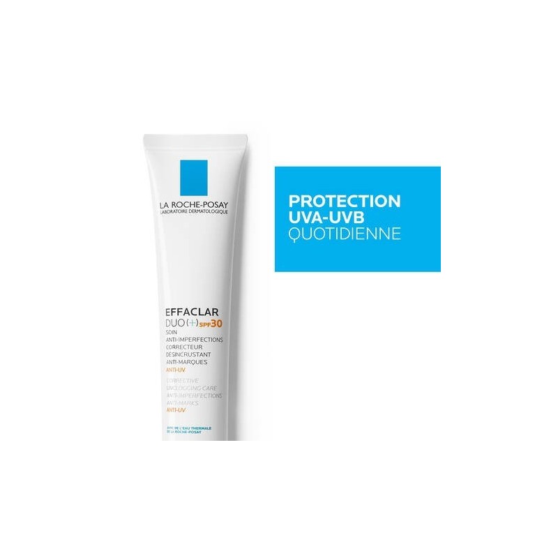 La Roche-Posay Effaclar Duo+ علاج تصحيحي مضاد للعيوب - للبشرة الدهنية المعرضة لحب الشباب - 40 مل