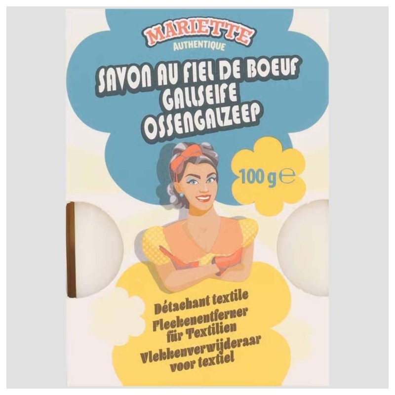 Mariette Savon au Fiel de Bœuf - Textiles - 100g