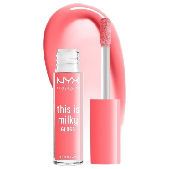 Nyx Professional Makeup This Is Milky Gloss à Lèvres Vegan - Hydratation 12h - Moo-Dy Peach