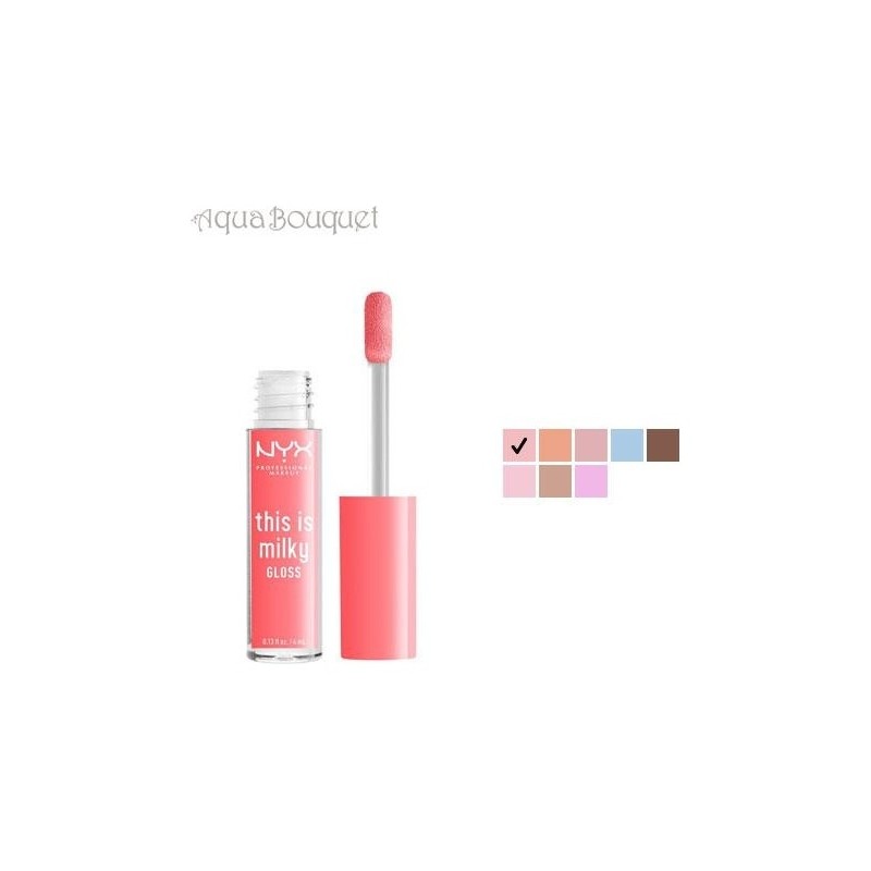 Nyx Professional Makeup This Is Milky Gloss à Lèvres Vegan - Hydratation 12h - Moo-Dy Peach