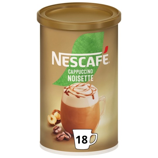 Nescafé كابتشينو سريع الذوبان بنكهة البندق - 270 جرام