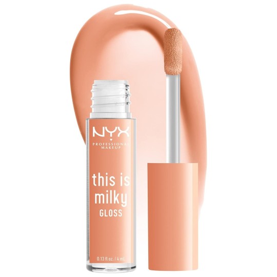 Nyx Professional Makeup This Is Milky Gloss à Lèvres Vegan - Hydratation 12h - Milk N Hunny - 4.5ml