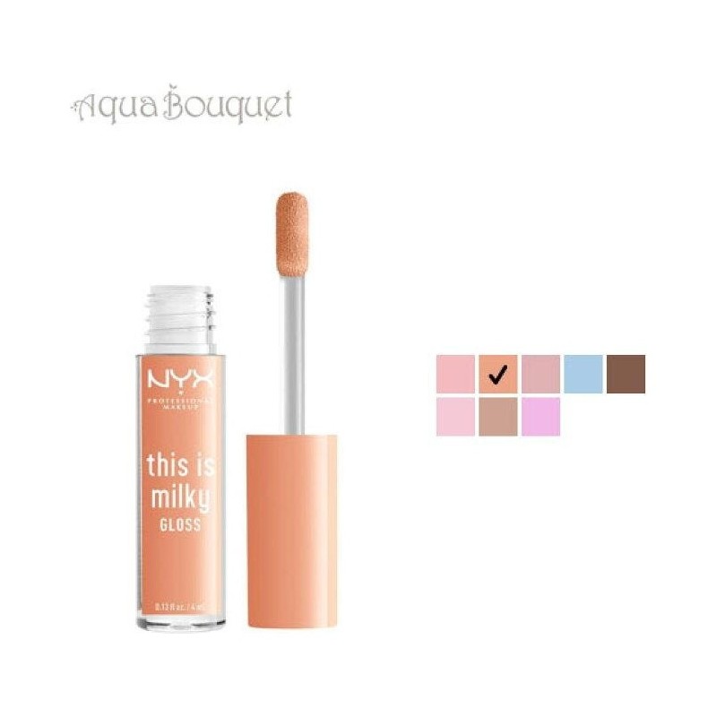 Nyx Professional Makeup This Is Milky Gloss à Lèvres Vegan - Hydratation 12h - Milk N Hunny - 4.5ml
