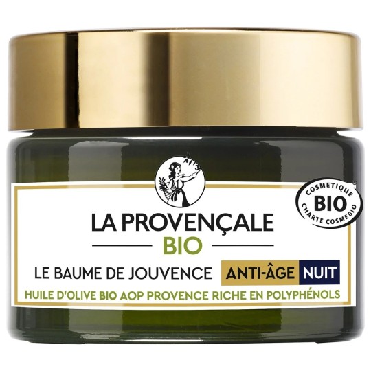 La Provencale Bio Baume Jouvence Anti-Âge Visage Nuit - Peau Mature - 50ml