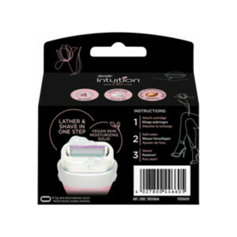 Wilkinson Intuition Ultra Moisture Recharge Lames Rasoir Femme - 3 Pièces