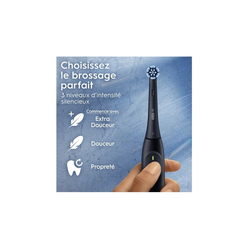 Oral-B Series 2 iO فرشاة أسنان كهربائية - مستشعر الضغط - أخضر غابة - 1 رأس فرشاة