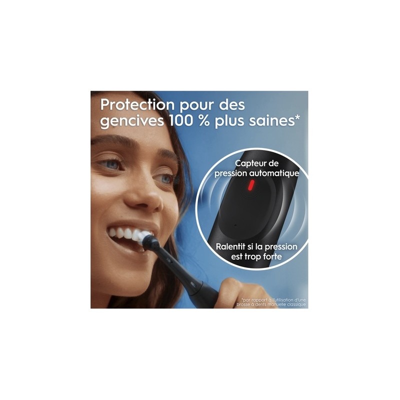 Oral-B Series 2 iO فرشاة أسنان كهربائية - مستشعر الضغط - أخضر غابة - 1 رأس فرشاة