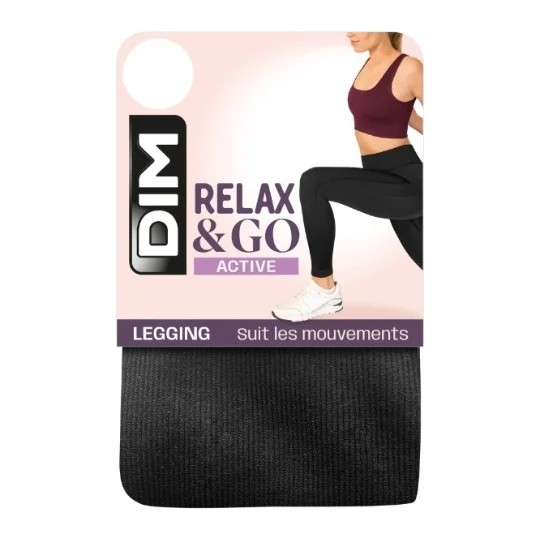 Dim Relax & Go Active Legging Femme - Noir - Taille 38/40