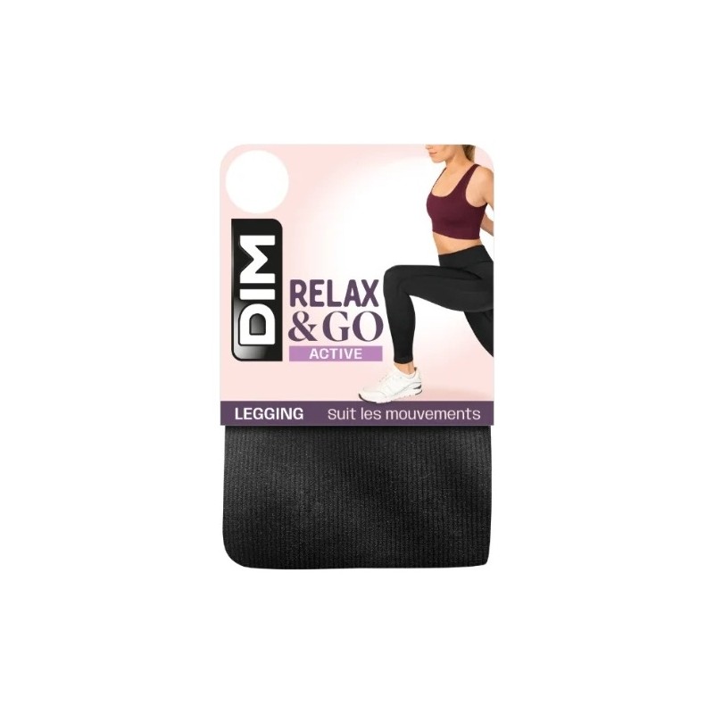 Dim Relax & Go Active Legging Femme - Noir - Taille 38/40
