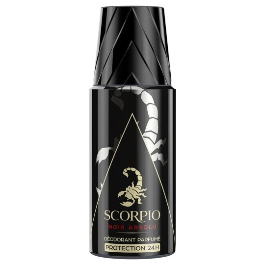 Scorpio Noir Absolu Déodorant Homme - Protection 24h - 150ml