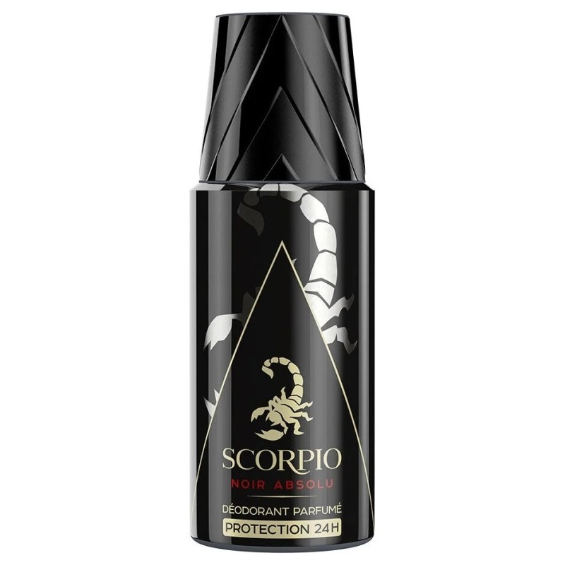 Scorpio Noir Absolu men'S Deodorant - 24h Protection - 150ml