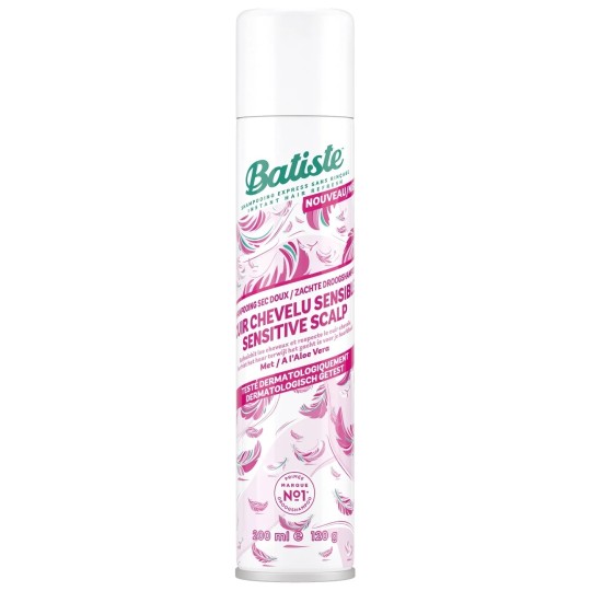 Batiste Shampooing Sec Cuir Chevelu Sensible - Aloe Vera - 200ml