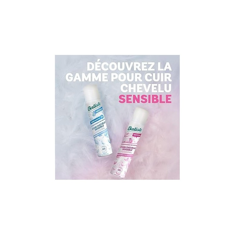Batiste Shampooing Sec Cuir Chevelu Sensible - Aloe Vera - 200ml